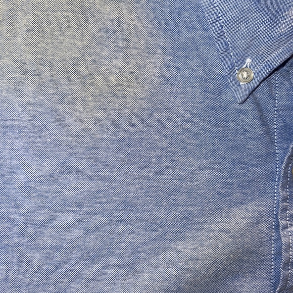 New blue mens “oxford cloth” shirt XL Tall - Picture 4 of 5